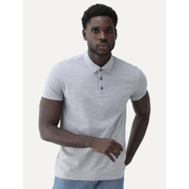 Imagem de Polo Ellus Masculina Piquet Classic Easa Melange Mescla-Masculino