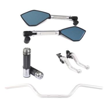 Imagem de Manete Manopla Guidão Retrovisor Z 300 400 Ninja 250 300 400 - Stark R