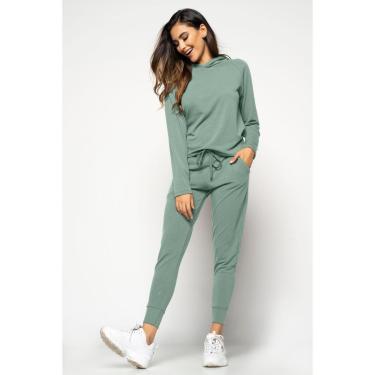 Imagem de Casaco Salvatore Fashion Comfy Capuz Moletinho Feminino-Feminino
