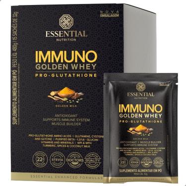 Imagem de Whey Immuno Golden 15 Sachês de 32g (480g) – Essential-Unissex