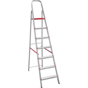 Imagem de Escada em Alumínio 7 Degraus, Esc0066, Botafogo