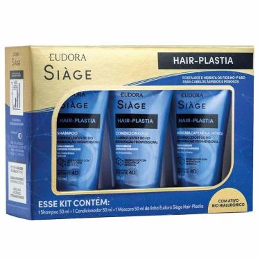 Imagem de Eudora Siage Kit Shampoo + Condicionador + Máscara Hair Plastia Kit-Unissex