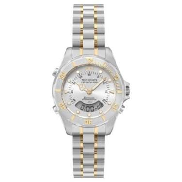 Imagem de Relógio Technos Skydiver WGB212AA/1K Feminino 30mm Aço Inox-Feminino