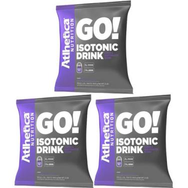 Imagem de Kit 3X Go Isotonic Drink - 900g Refil Guaraná com Açaí - Atlhetica Nut
