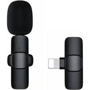 Imagem de Microfone De Lapela K9 Duplo Sem Fio Para Celulares lightining - RoHS