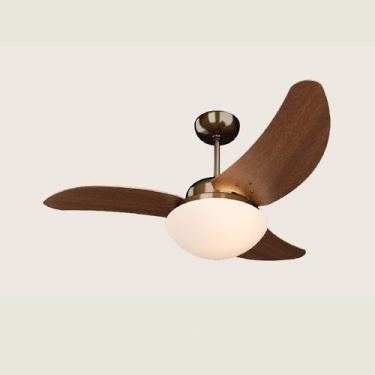 Imagem de Ventilador Teto Solano cor Cobre 127 Volts 130 Watts  Pás Tabaco TRON 