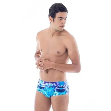 Imagem de Sunga Leblon Adulto Realtex 0669, P, Azul