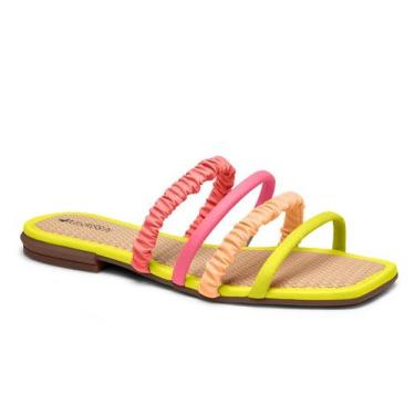 Imagem de Sandalia mississipi original estilosa rasteirinha chinelo, Citrus, 37