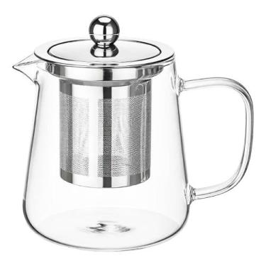 Imagem de Chaleira Bule de Vidro Boro com Infusor em Inox 750ml - FRATELLI