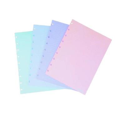 Imagem de Refil Caderno Inteligente A5 40 Folhas Color Pauta Branca, Branco