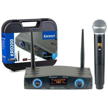 Imagem de Microfone Sem Fio Karsect KRD200 SM Mão KRD-200
