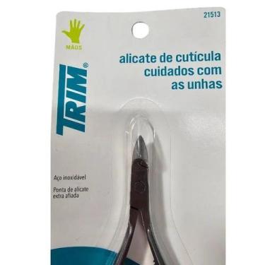 Imagem de Alicate cuticula profissional c/ capa protetora trim