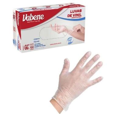 Imagem de Luva De Vinil Original Sem Pó Ambidestra Descartável 100x GG - Vabene