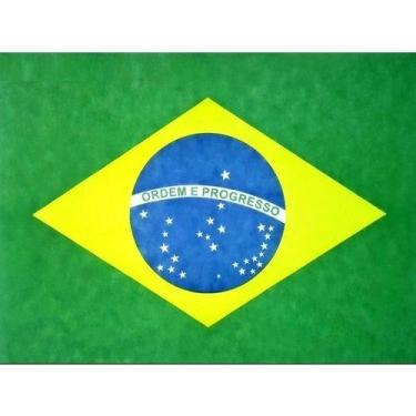 Imagem de Bandeira Do Brasil Grande Tnt Estampado Copa Mundo Torcida 1 M X 1,40 