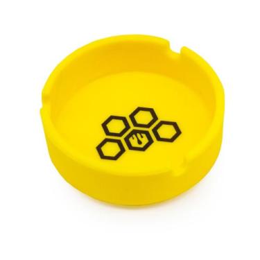 Imagem de Cinzeiro De Silicone Redondo - Grande - Cultura Dab, Amarelo