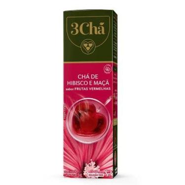Imagem de Cápsulas Chá Hibisco Maça Frutas Vermelhas 3CHA 10und 35g