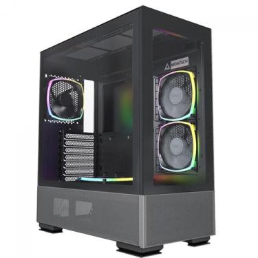 Imagem de Gabinete Gamer Montech Sky Two, ARGB, Mid Tower, Vidro Temperado, ATX,