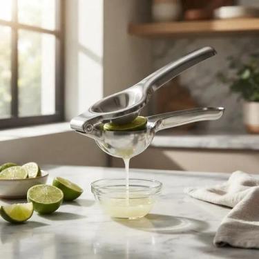 Imagem de Espremedor De Limao De Inox 20 Cm Cozinha Suco - Clink