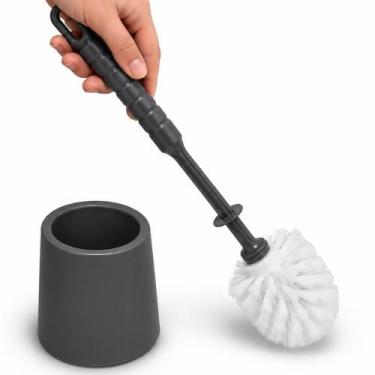 Imagem de Escova Sanitária Higienizador Banheiro com Suporte Plástico - Yeet
