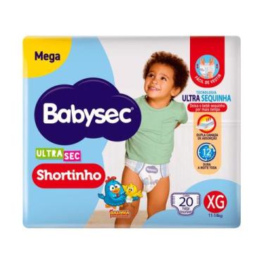 Imagem de Fralda Shortinho Babysec Galinha Pintadinha Ultra Sec Tam. XG 11 a 14k