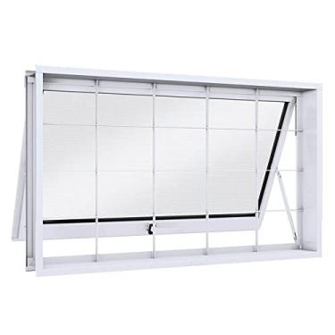 Imagem de Máxim Ar com Grade Quadrada Lucasa Facilità 60cmx60cm Branco