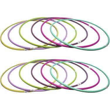 Imagem de Bambolês 60cm C/ 12 Unid. (Argola/Aro Funcional Circuito)