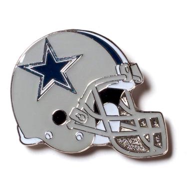 Imagem de Broche de Capacete NFL Dallas Cowboys Aminco Prateado
