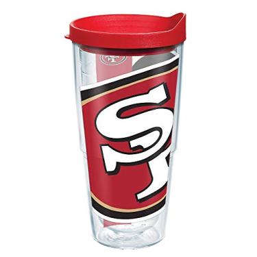 Imagem de Tervis Copo térmico NFL San Francisco 49ers feito nos EUA com parede dupla, 680 g, grande