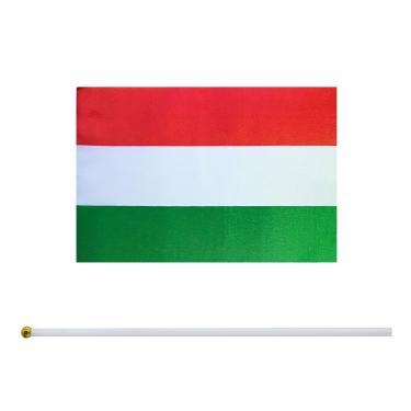 Imagem de Bandeira Húngara de Bandeira Húngara de Mão Pequena Mini Bandeira Pequena Pacote com 50 Bandeiras Redondas de Campos Nacionais, Materiais de Decoração de Festas para Paradas, Copa do Mundo, Eventos Esportivos, Celebração