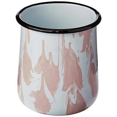 Imagem de Porta Utensílios Esmaltado Marmorizado Rosa Claro P - Ewel