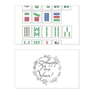 Imagem de Chinese Culture Mahjong Jogo de xadrez Ano Novo Festival Cartão Bless Mensagem presente