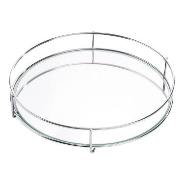 Imagem de Bandeja Hara Fence Cromada Redonda 20 Cm