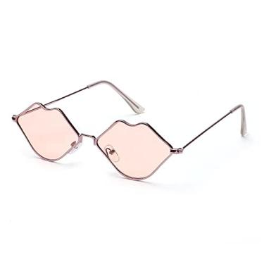 Imagem de Óculos engraçados decoração de natal pentagrama óculos de festa óculos de sol sem aro na moda forma de estrela óculos de sol sem aro, rosa, rosa, outros