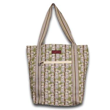 Imagem de bungalow 360 Sacola listrada vegana, Coala, Large