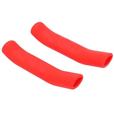 Imagem de Scooter Handle Silicone Cover Tear-Resistant Non-Slip Electric Scooter Handlebar Grips Cover for M365(red) Electric Scooter