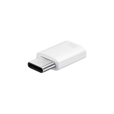 Imagem de Adaptador Samsung Micro USB para USB-C - Branco - EE-GN930BWEGUS