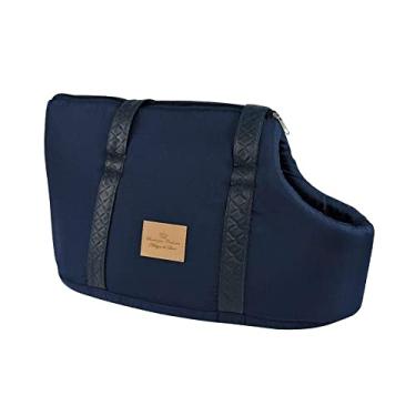 Imagem de Bolsa de Transporte Bonito pra Cachorro Passeio Marinho para Cães