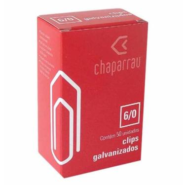 Imagem de Clips N6 Galvanizados Caixa Com 50 Unid - Chaparrau