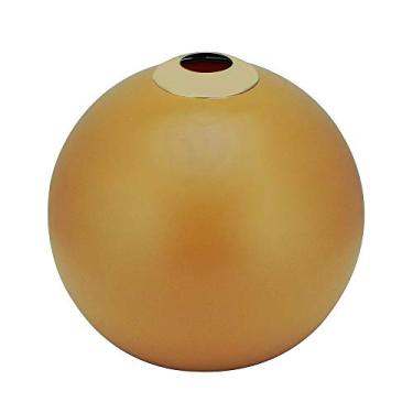 Imagem de VASO VIDRO ROUND MOSTARDA 25x24cm