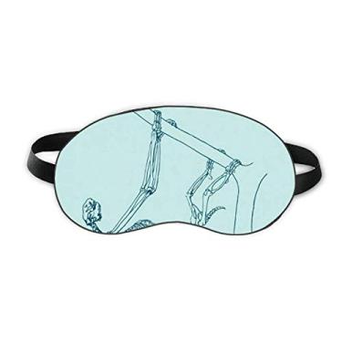 Imagem de Escudo de bicho-preguiça Skeleton Sketch Animal Sleep Eye Shield Soft Night