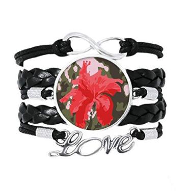 Imagem de OFFbb-USA Pulseira Mallow Fuso Malásia Art Deco Presente Fashion Pulseira Amor Acessório de Couro Trançado Corda Pulseira Presente