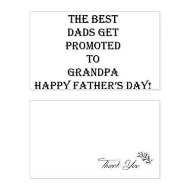 Imagem de Dad Promoted to Grandpa Father's Festival Cartão de agradecimento aniversário aniversário saudações casamento agradecimento