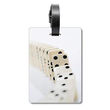 Imagem de Gambling Pai Gow Dominó Foto Mala Etiqueta Cartão de Bagagem Pendurada Etiqueta