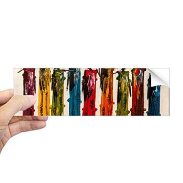 Imagem de DIYthinker Arte abstrata afro-preto guerreiro retangular adesivo para janela notebook