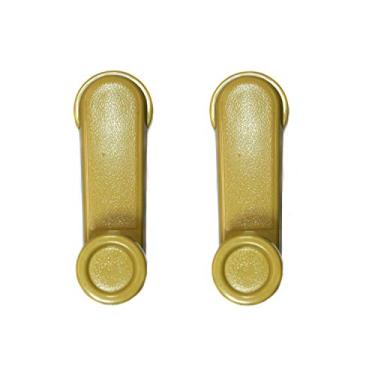 Imagem de PT Auto Warehouse NI-1152E-P – Alça de manivela de janela, bege – Par esquerdo/direito