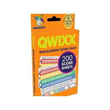 Imagem de Gamewright Qwixx, Replacement Score Cards Action Game Multi-colored 1 Pack