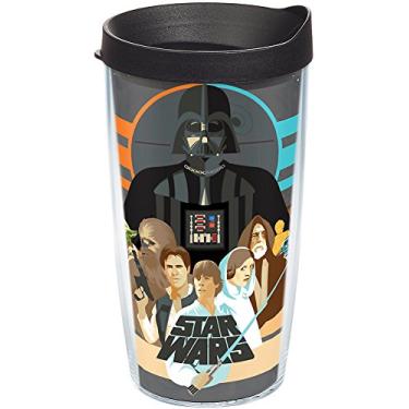Imagem de Tervis Feito nos EUA com paredes duplas Star Wars isoladas mantém as bebidas frias e quentes, 473 g, Classic Group