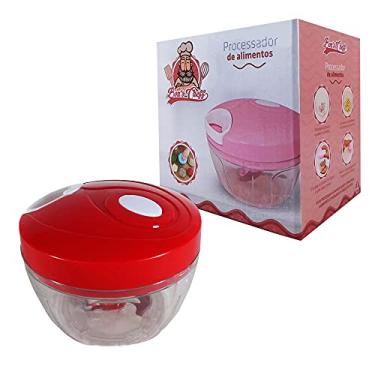 Imagem de Processador De Alimentos Manual Triturador Com 3 Lâminas