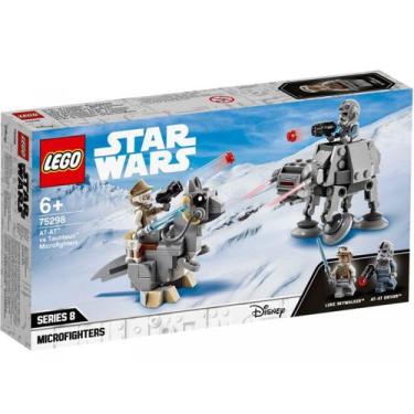 Imagem de Lego Star Wars At At Contra Microfighters Tauntaun 75298