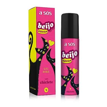 Imagem de Gloss Comestível Beijo Elétrico Chiclete - 7g